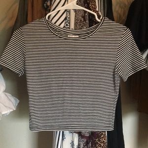 Zara striped crop